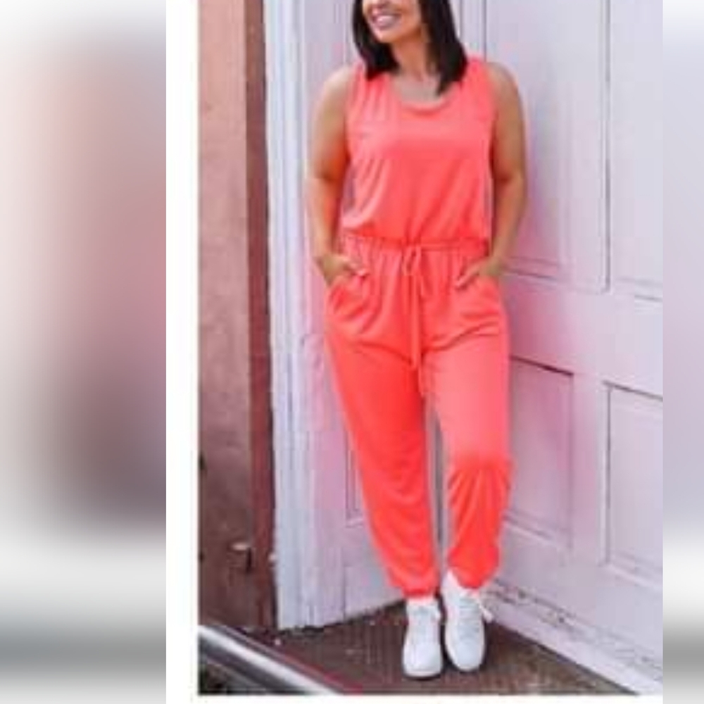 Coral Jumpsuit